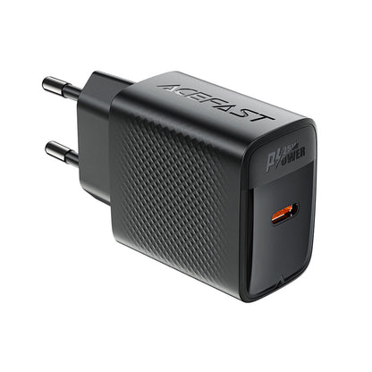 Acefast A104 Network Charger, 25W, 3A, 1 x USB-C, Black