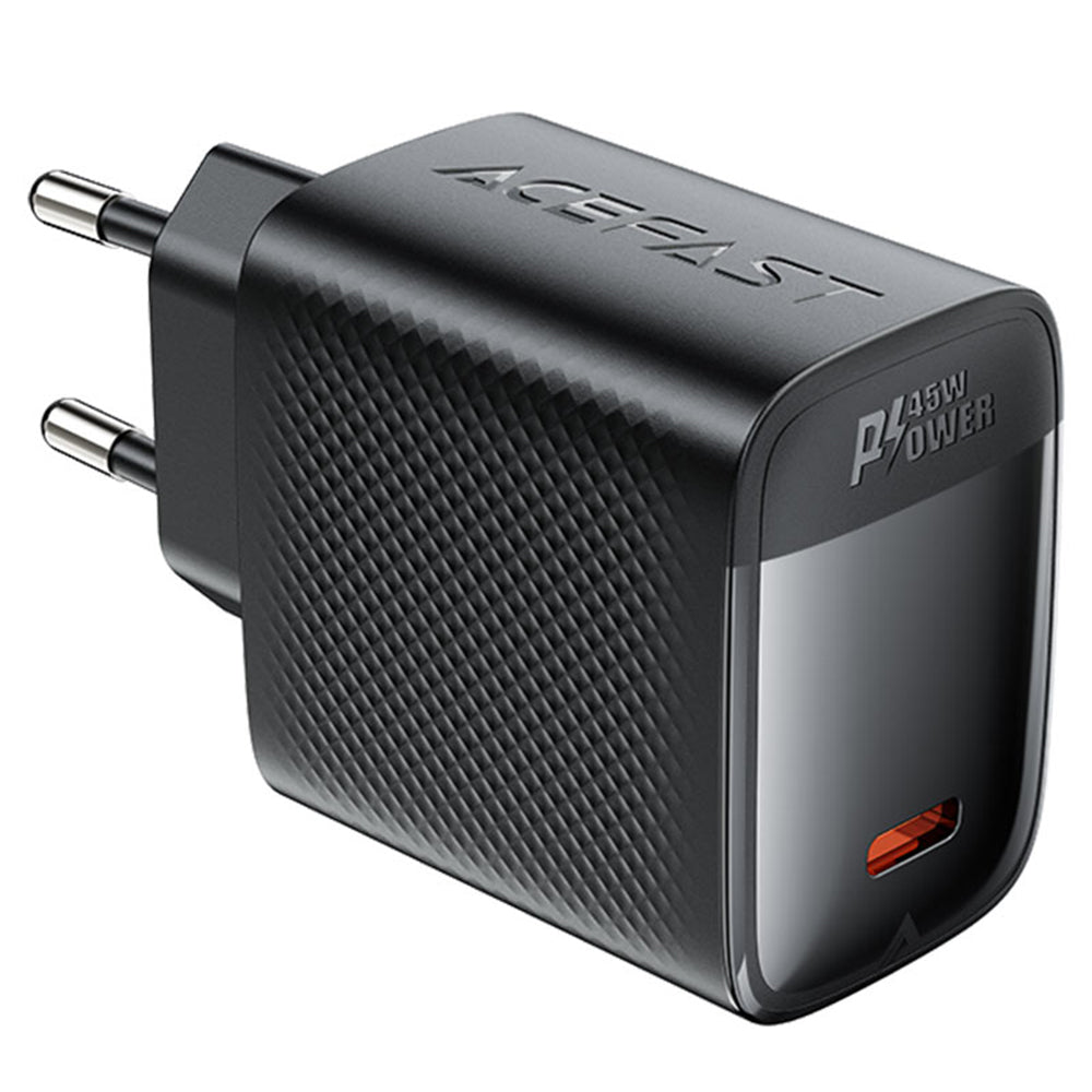 Chargeur réseau Acefast A112, 45W, 3A, 1 x USB-C, Noir