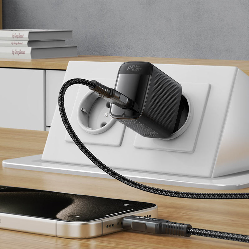Chargeur réseau Acefast A112, 45W, 3A, 1 x USB-C, Noir