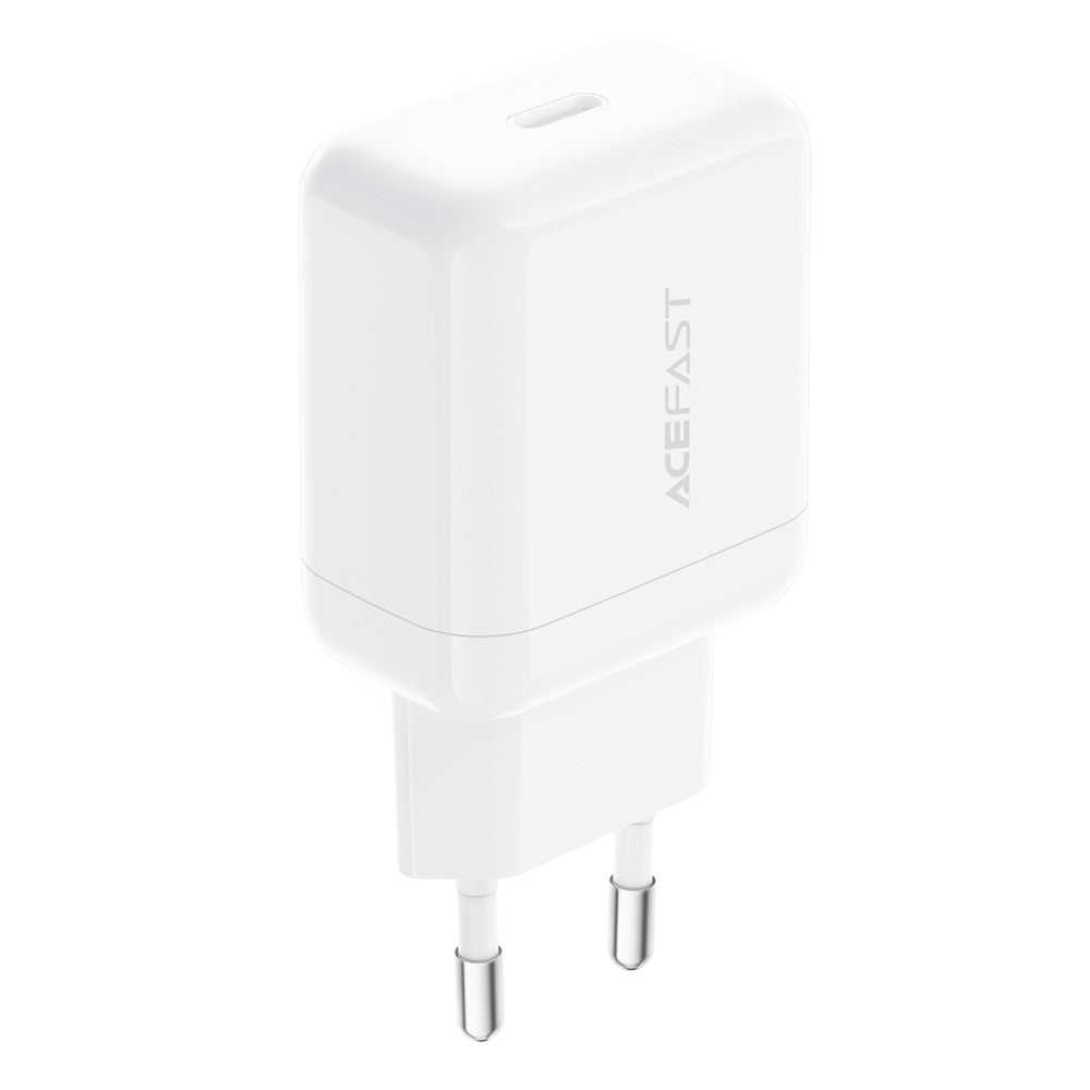 Chargeur réseau Acefast A130, 20W, 3A, 1 x USB-C, Blanc