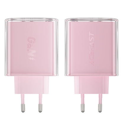 Chargeur réseau Acefast A45 Exploration, 65W, 3.25A, 1 x USB-A - 2 x USB-C, Rose