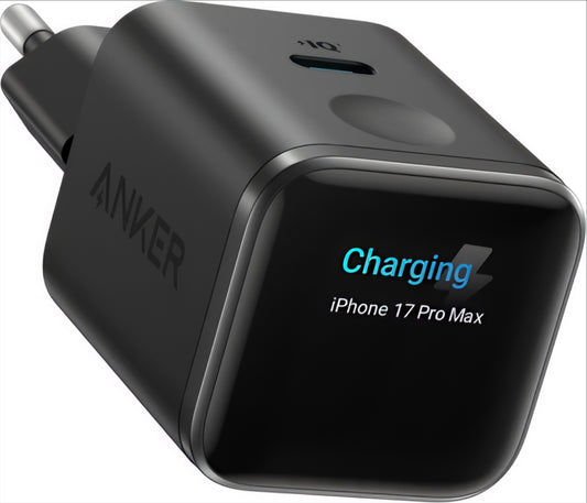 Chargeur Réseau Anker Nano Charger Display, 45W, 3A, 1 x USB-C, Noir A121DG11