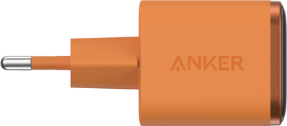 Chargeur secteur Anker Nano Display, 45W, 3A, 1 x USB-C, Orange A121DGO1