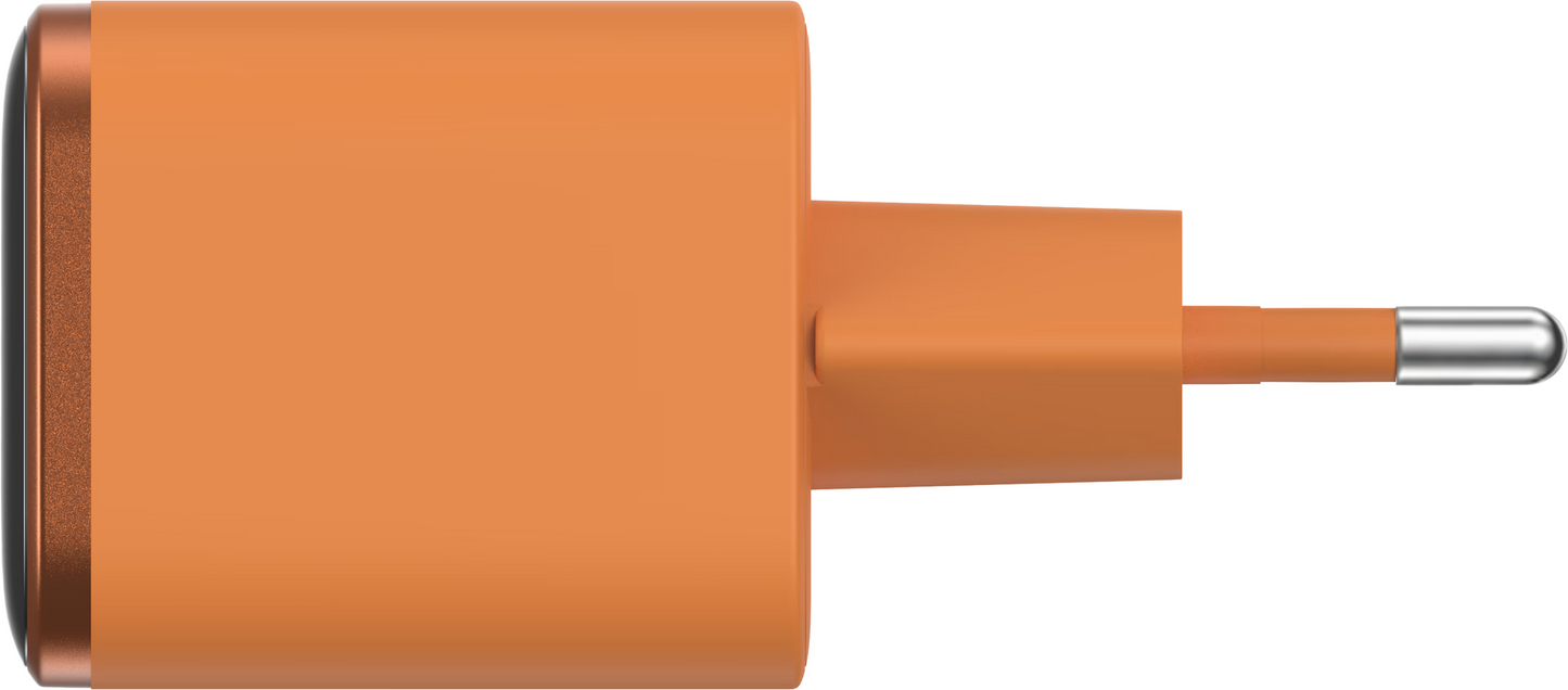 Chargeur secteur Anker Nano Display, 45W, 3A, 1 x USB-C, Orange A121DGO1