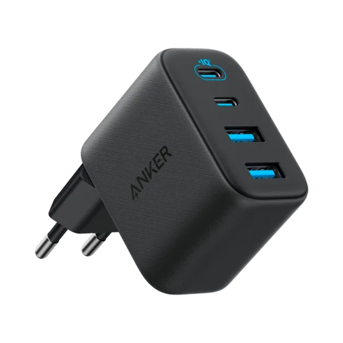 Chargeur secteur Anker Zolo, 50W, 3A, 2 x USB-A - 2 x USB-C, Noir