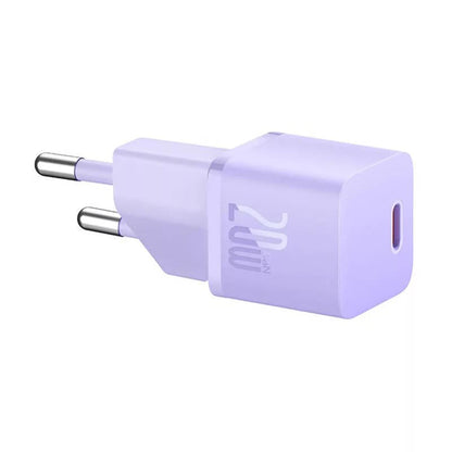 Baseus Network Charger, 20W, 3A, 1 x USB-C, Purple CCGN050105