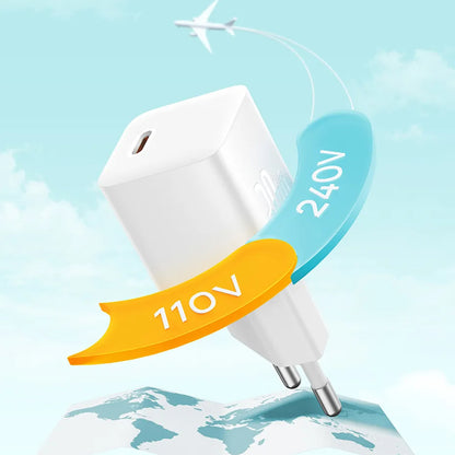 Chargeur Réseau Baseus GaN Mini 1C, 30W, 3A, 1 x USB-C, Bleu CCGN070603