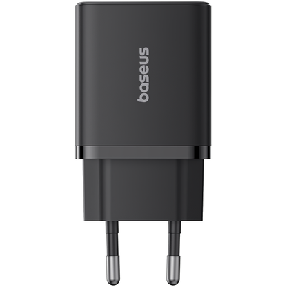 Chargeur réseau Baseus Cube, 20W, 3A, 1 x USB-A - 1 x USB-C, Noir P10111403113113-00 