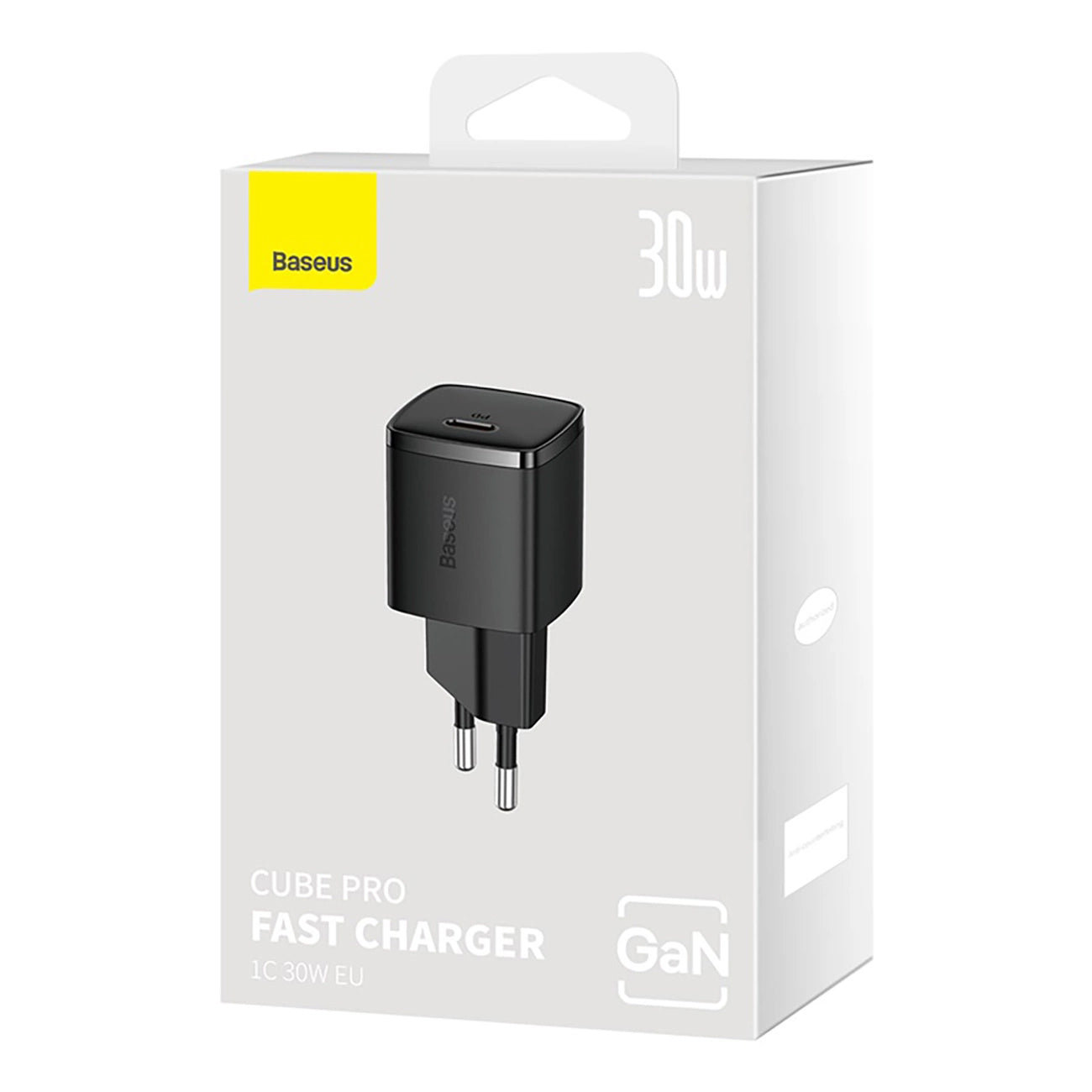 Chargeur Secteur Baseus Cube Pro, 30W, 3A, 1 x USB-C, Noir CCXF000301