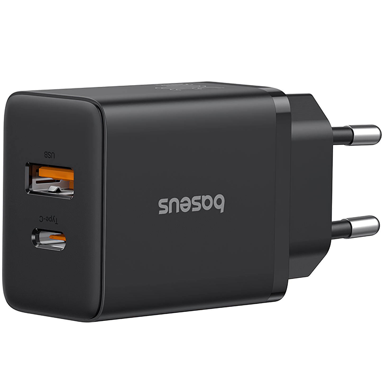 Chargeur réseau Baseus Cube, 20W, 3A, 1 x USB-A - 1 x USB-C, Noir P10111403113113-00 