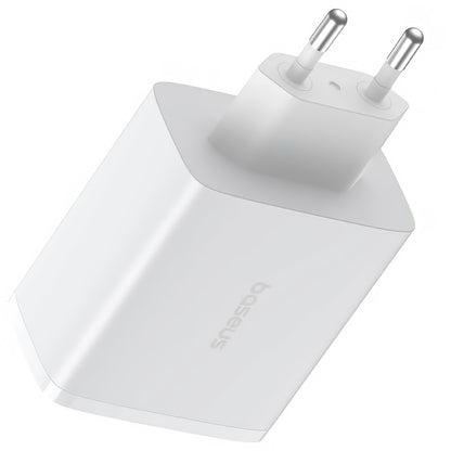 Chargeur réseau Baseus Cube Pro, 65W, 3.25A, 1 x USB-A - 2 x USB-C, blanc P10152301213-00