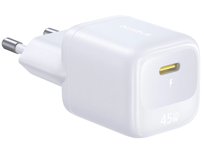 Chargeur secteur Baseus EnerFill FN22, 45 W, 3 A, 1 x USB-C, blanc E0123301