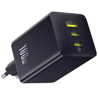Chargeur Réseau Baseus EnerFill FE11, 100W, 5A, 1 x USB-A - 2 x USB-C, Gris P10182102123