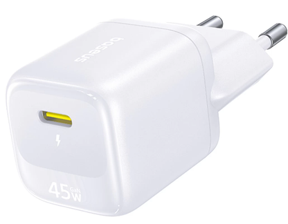 Chargeur secteur Baseus EnerFill FN22, 45 W, 3 A, 1 x USB-C, blanc E0123301