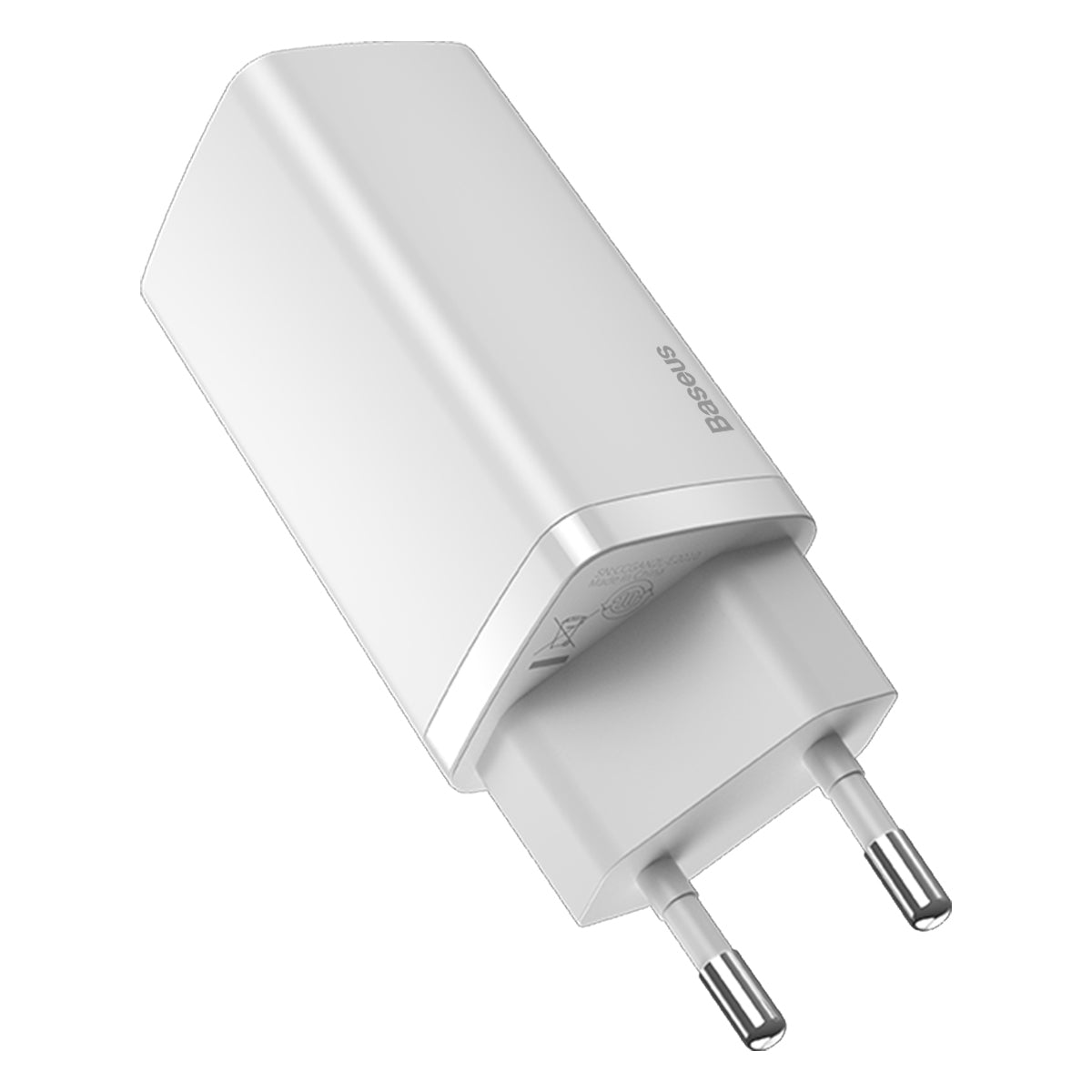 Chargeur réseau Baseus GaN2 Lite, 65W, 3A, 1 x USB-A - 1 x USB-C, blanc CCGAN2L-B02 