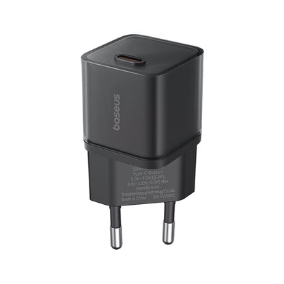 Baseus Chargeur réseau GaN5S, 20W, 3A, 1 x USB-C, Noir P10162503113113-00 