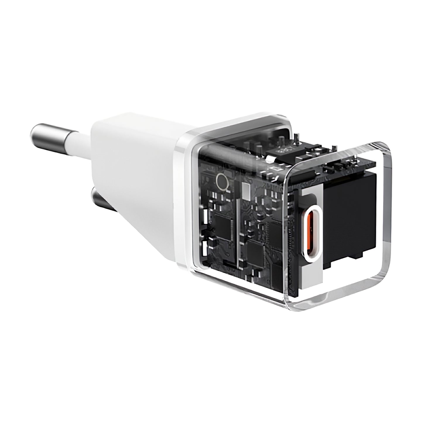 Baseus Chargeur réseau GaN5S, 20W, 3A, 1 x USB-C, Blanc P1016250503213-00 