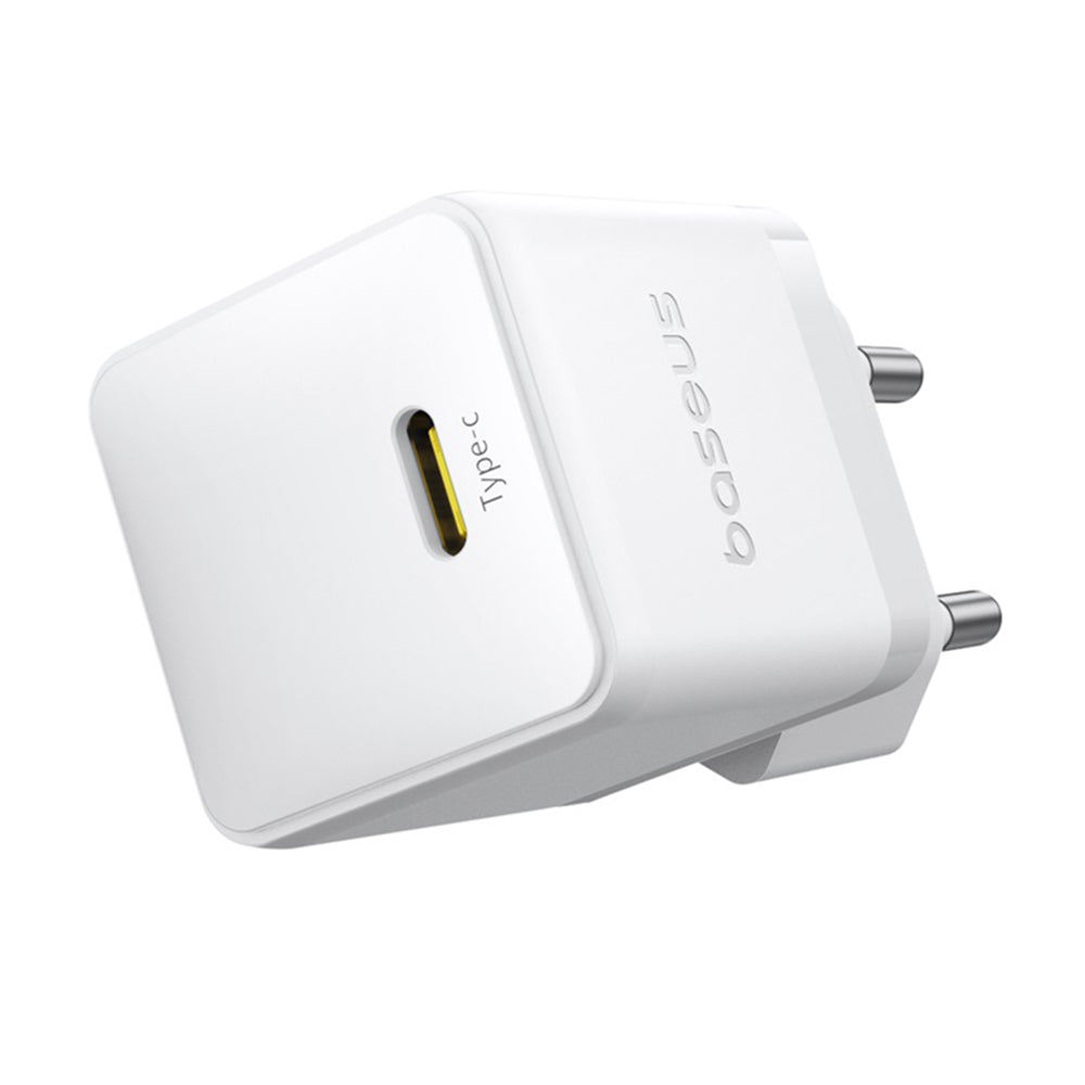 Chargeur Réseau Baseus Palm, 20W, 3A, 1 x USB-C, Blanc P10111602213-00