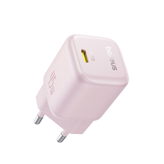 Chargeur Réseau Baseus PicoGo, 45W, 3A, 1 x USB-C, Rose P10176800413-00