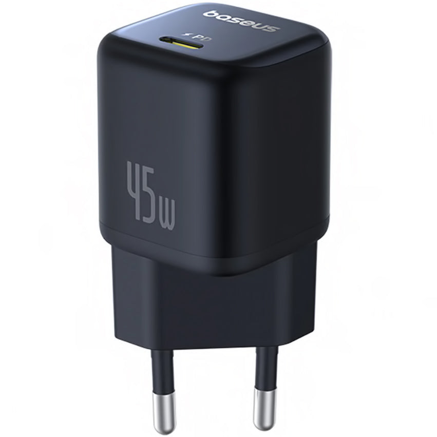 Chargeur Réseau Baseus PicoGo, 45W, 3A, 1 x USB-C, Noir P10176800123-00