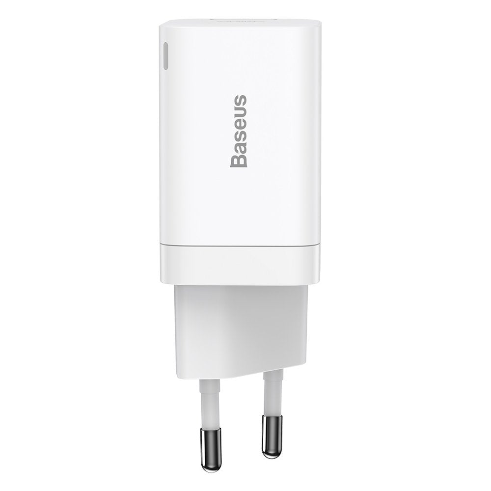 Chargeur réseau Baseus Super Si Pro, 30W, 3A, 1 x USB-A - 1 x USB-C, blanc CCSUPP-E02