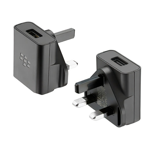 Chargeur secteur BlackBerry RM0300 UK, 6,5W, 1,3A, 1 x USB-A, Noir ASY-58929-003