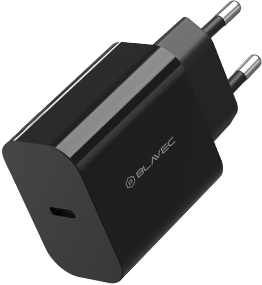 Chargeur secteur Blavec BC-14, 30 W, 3 A, 1 x USB-C, noir