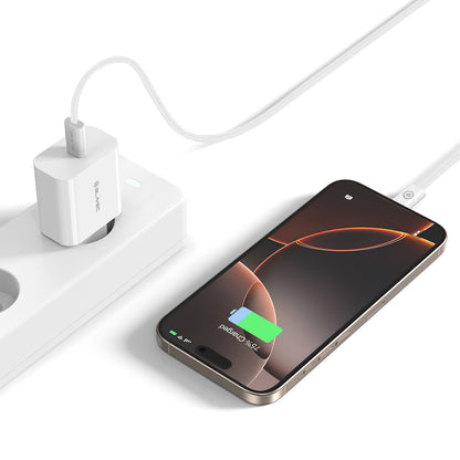 Chargeur Réseau Blavec BC-7, 45W, 3A, 1 x USB-C, Blanc