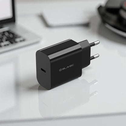 Chargeur Réseau Blavec BC-7, 45W, 3A, 1 x USB-C, Noir