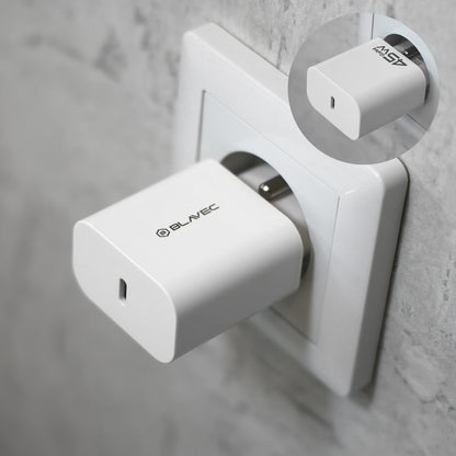 Chargeur Réseau Blavec BC-7, 45W, 3A, 1 x USB-C, Blanc