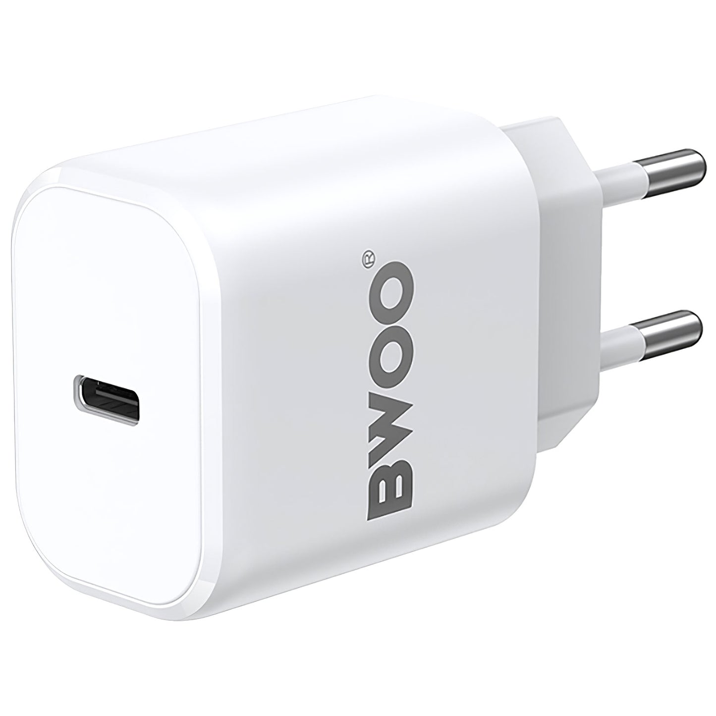 Chargeur réseau BWOO BO-CDA105, 20W, 3A, 1 x USB-C, blanc 