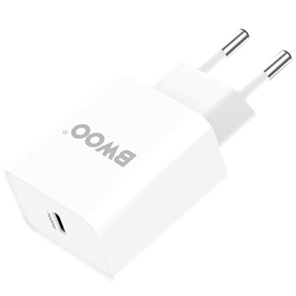 Chargeur réseau BWOO BO-CDA119, 20W, 4A, 1 x USB-C, blanc 