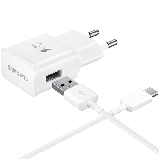 Samsung EP-TA200W + DG970BWE, 15W, 2A, 1 x USB-A, Blanc GP-PTU020SOBWWQ