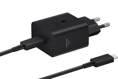 Chargeur réseau Samsung avec câble USB-C, 45W, 4,05A, 1 x USB-C, noir EP-T4511XBEGEU 