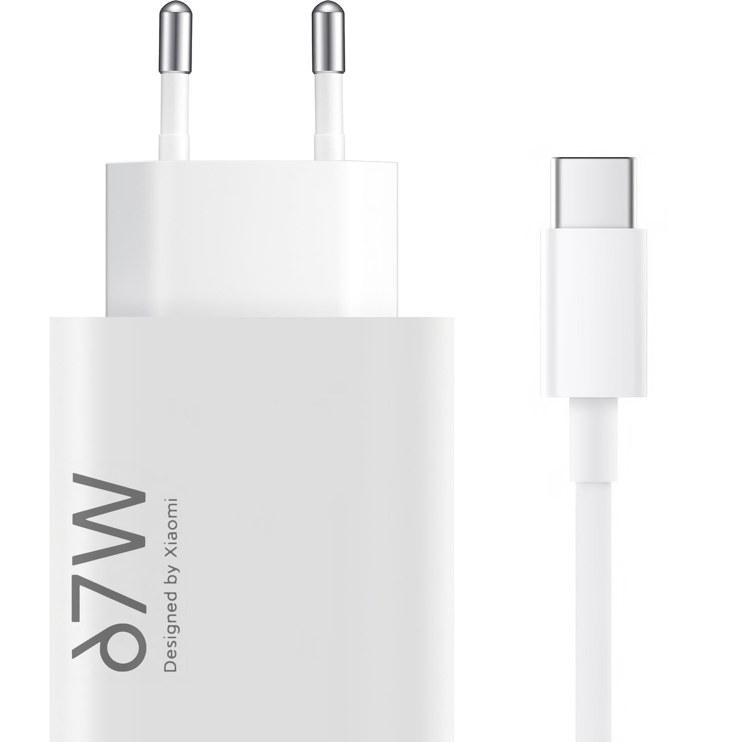 Chargeur réseau Xiaomi avec câble USB-C, 67W, 6.2A, 1 x USB-A, blanc BHR9465EU