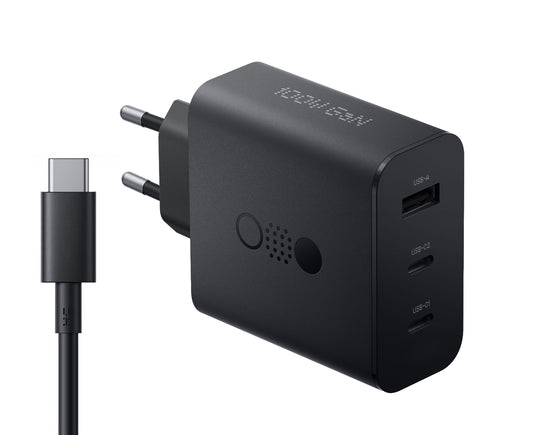 Chargeur réseau avec câble USB-C CMF by Nothing C349, 100W, 5A, 1 x USB-A - 2 x USB-C, Gris A10800016