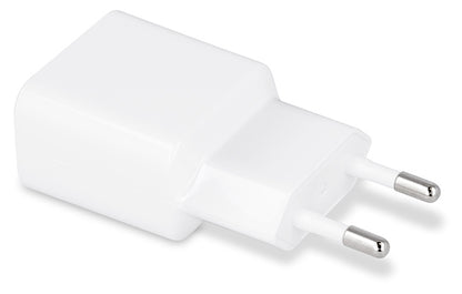 Chargeur secteur avec câble USB-C MaXlife MXTC-01, 10,5W, 2,1A, 1 x USB-A, Blanc