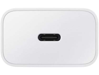 Chargeur réseau USB-C Samsung avec câble USB-C, 15W, 2A, 1 x USB-C, blanc EP-T1510XWEGEU