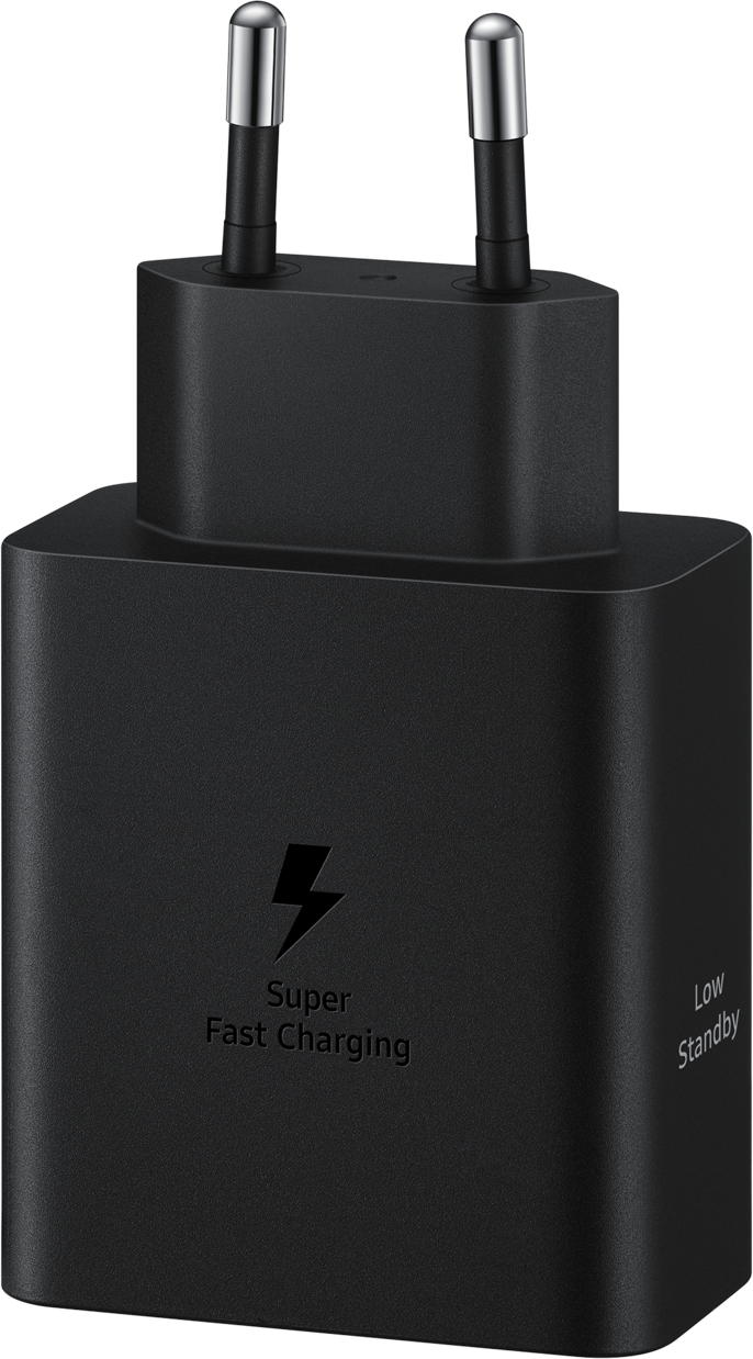 Chargeur réseau Samsung avec câble USB-C, 50W, 3A, 2 x USB-C, noir EP-T5020XBEGEU