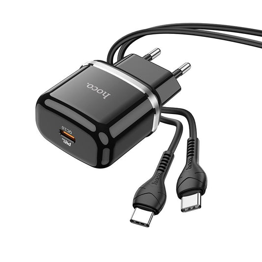 HOCO Victorious N24, 20W, 3A, 1 x USB-C, Noir 