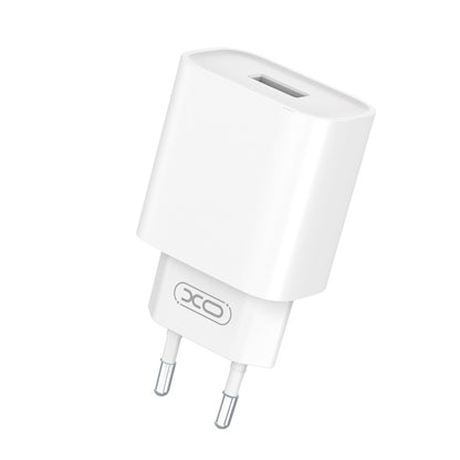 Chargeur réseau avec câble Lightning XO Design CE02D, 18W, 3A, 1 x USB-A, Blanc