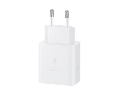 Chargeur réseau avec câble USB-C Samsung, 45W, 4.05A, 1 x USB-C, Blanc EP-T4511XWEGEU