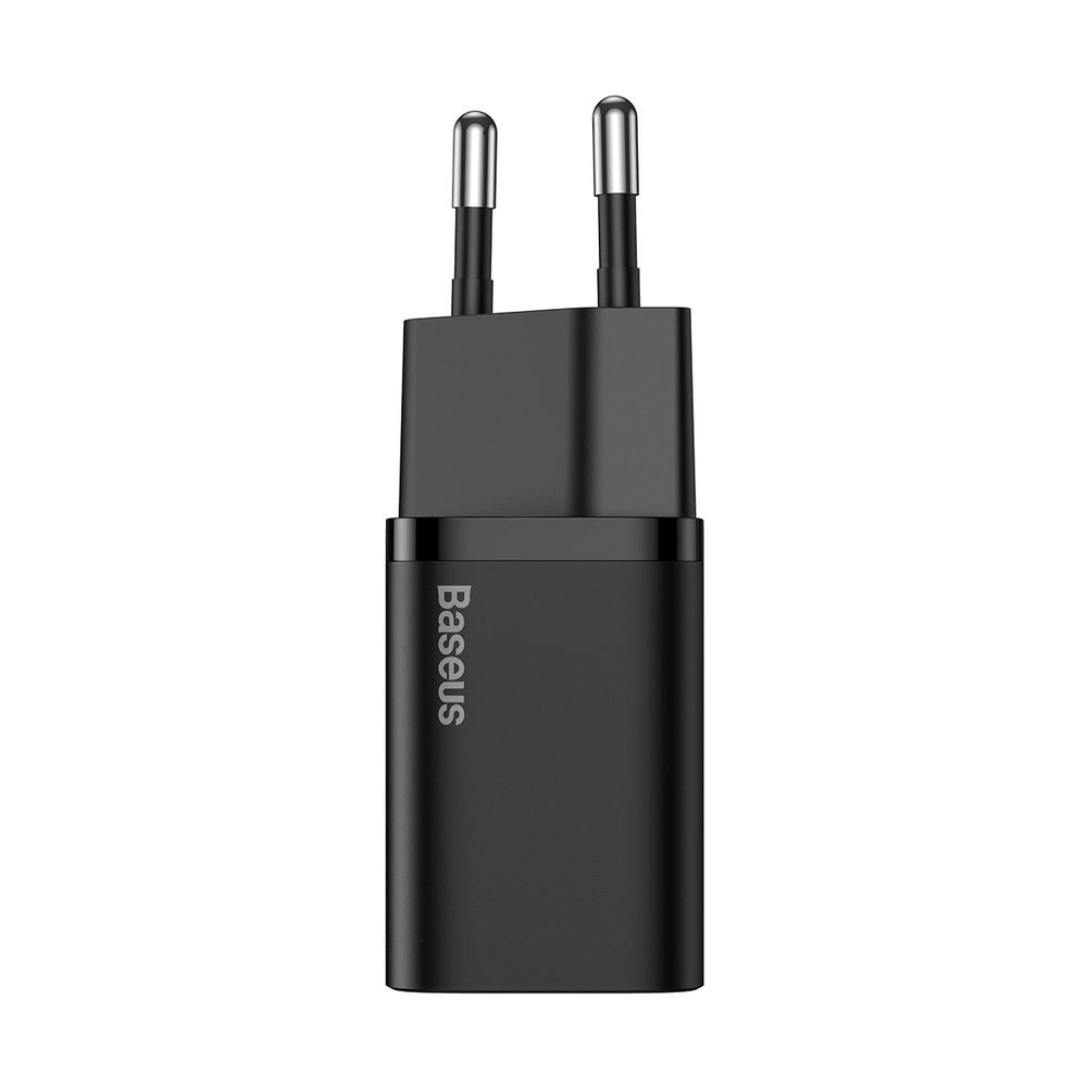 Baseus Chargeur réseau Super Si avec câble Lightning, 20W, 3A, 1 x USB-C, noir TZCCCSUP-B01