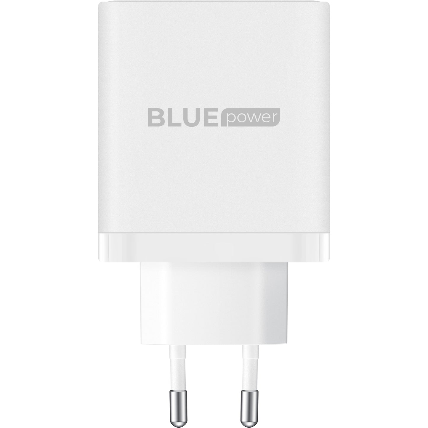 Chargeur réseau avec câble USB-C BLUE Power BPCE04, 65W, 3.25A, 1 x USB-A - 2 x USB-C, blanc