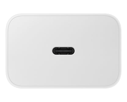 Chargeur réseau avec câble USB-C Samsung, 45W, 4.05A, 1 x USB-C, Blanc EP-T4511XWEGEU