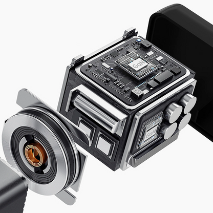 Chargeur réseau avec câble USB-C Dudao A67EU, 67W, 3.35A, 1 x USB-A - 1 x USB-C, Noir