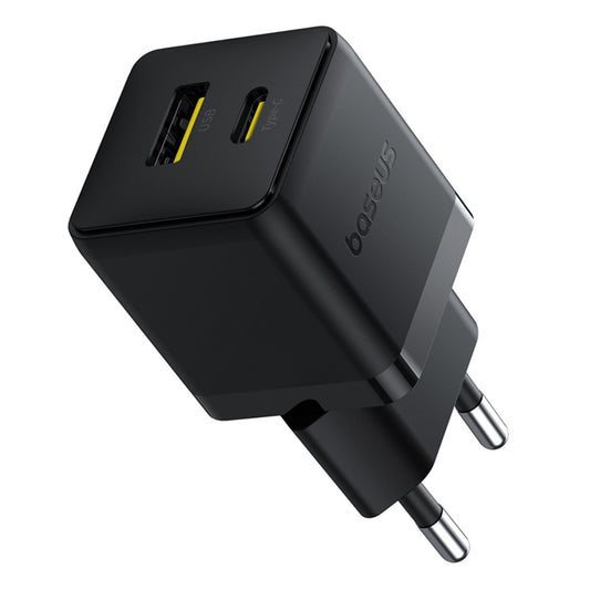 Chargeur Réseau avec Câble USB-C Baseus Palm, 30W, 3A, 1 x USB-A - 1 x USB-C, Noir P1011160A113-01
