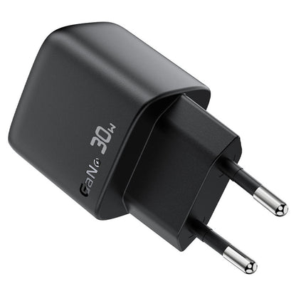 Chargeur réseau avec câble USB-C Acefast A115 Display, 30W, 3A, 1 x USB-C, Noir