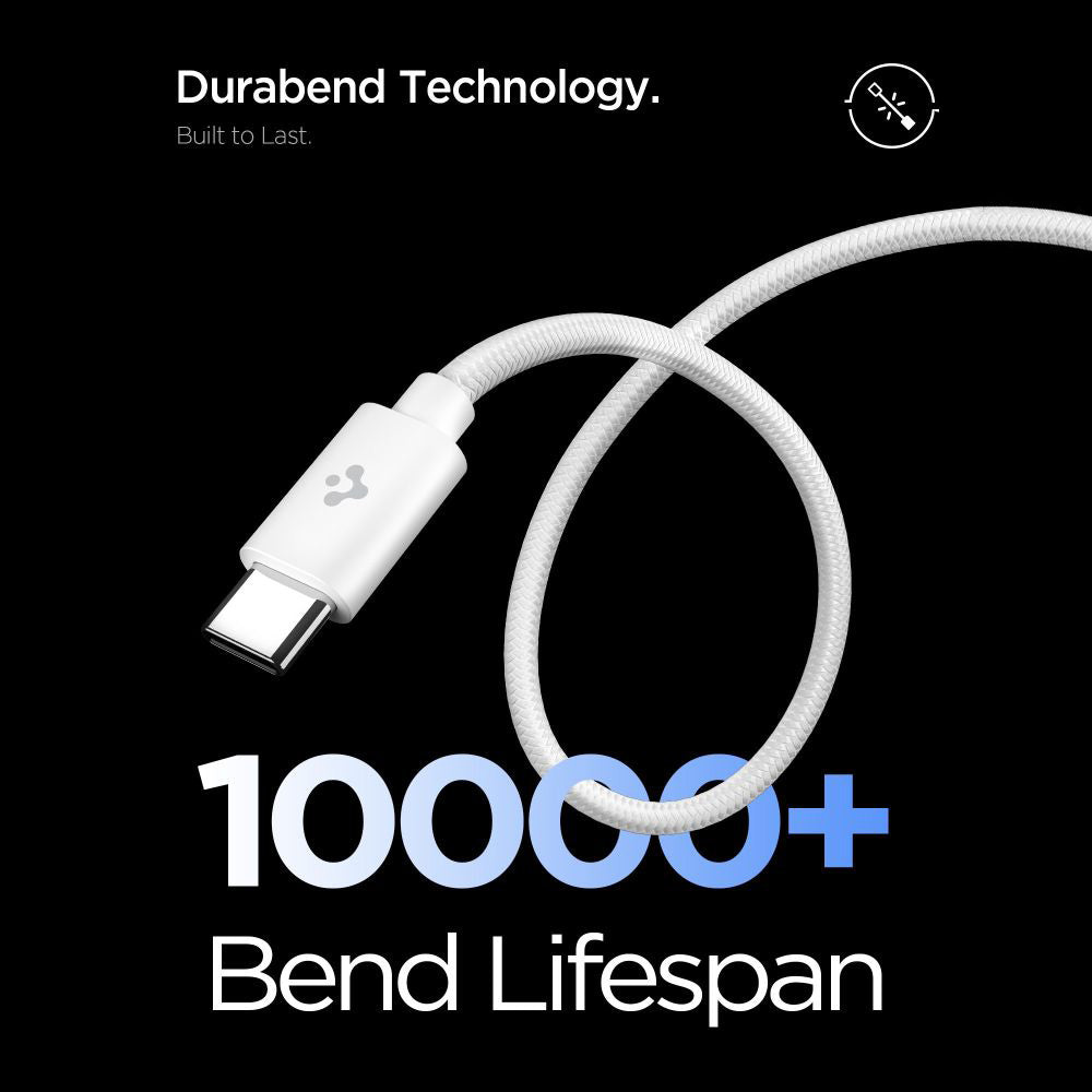 Chargeur réseau avec câble USB-C Spigen EE451EU Essential, 45W, 3A, 1 x USB-C, Blanc ACH09473