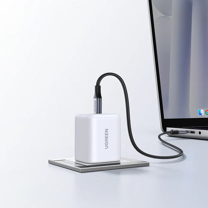 Chargeur secteur avec câble USB-C UGREEN X524 (65054), 45W, 3A, 1 x USB-C, Noir